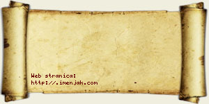 Jasmina Kanić vizit kartica